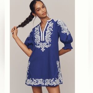Nwt Maeve embroidered tunic dress